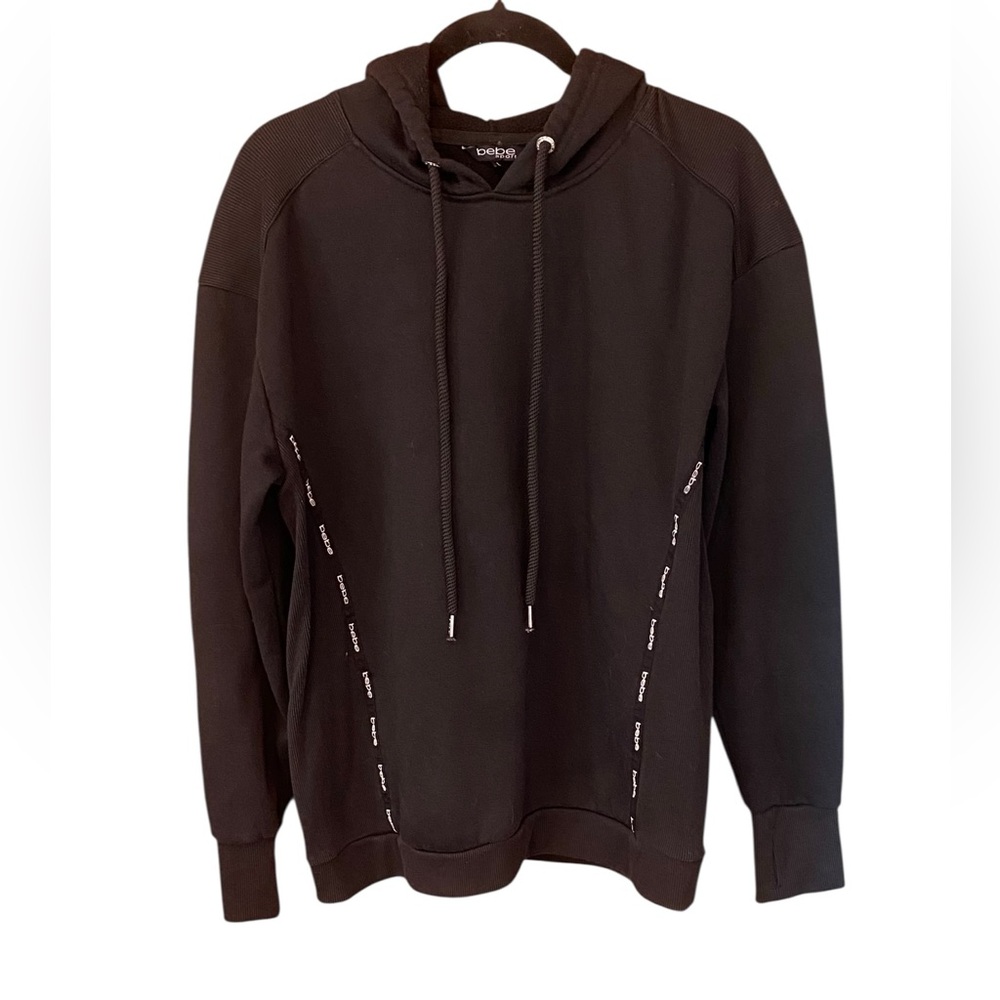 Bebe Y2K Black Hoodie Size Large